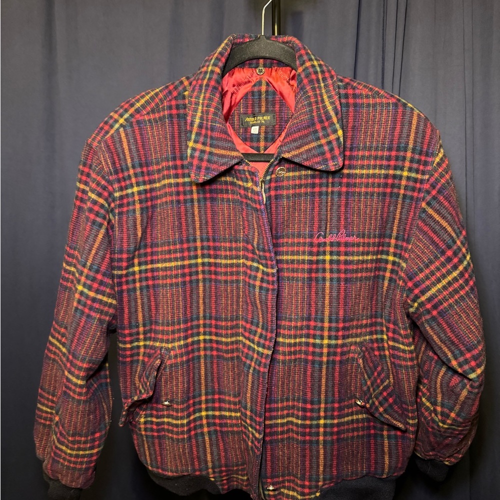 Arnold Palmer plaid jacket